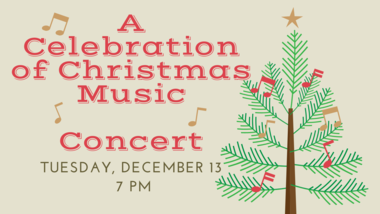 Christmas Concert December 13 at 7 pm